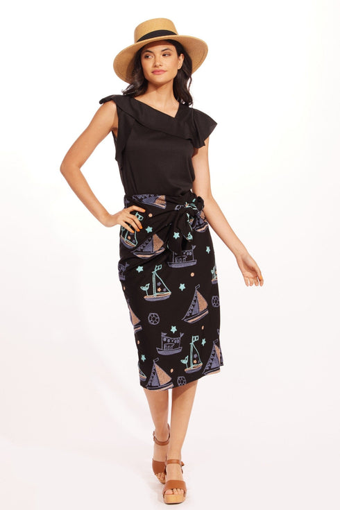 Saratoga Skirt- Ahoy